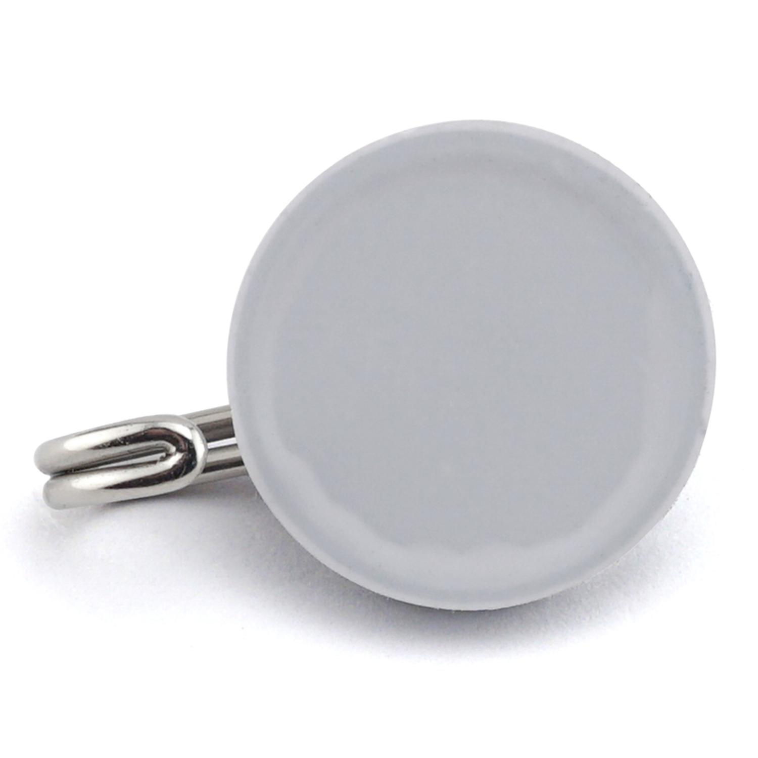 Magnet Source.225 in. L X 1.125 in. W Silver Magnetic Hook 40 lb. pull 1 pc