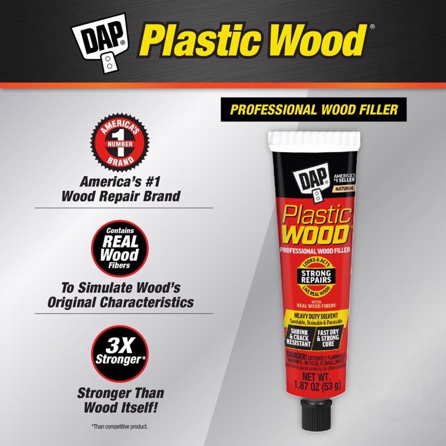 DAP Plastic Wood Natural Wood Filler 1.87 oz