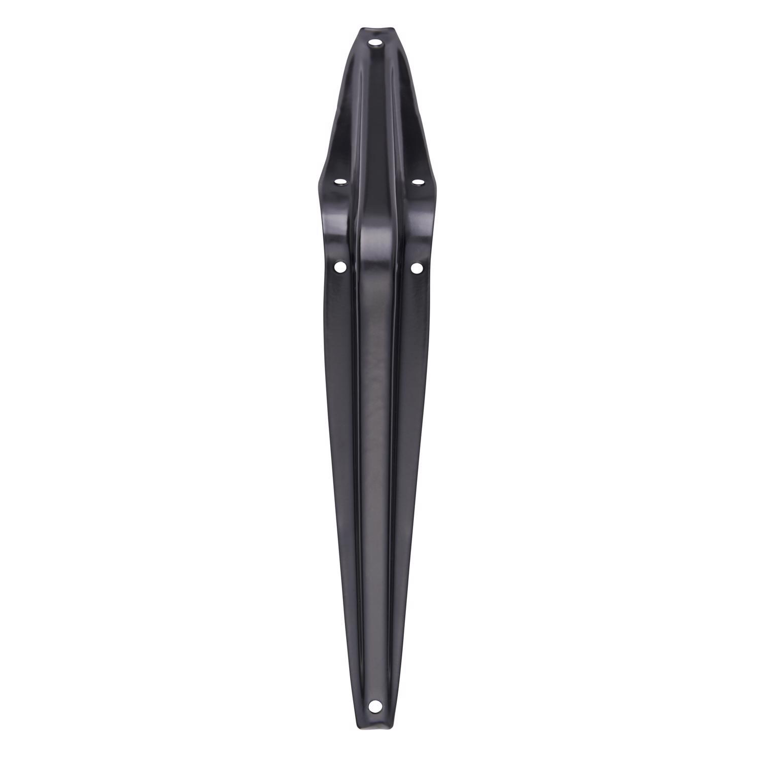 Hampton Black Steel Shelf Support 18 Ga. 6 in. L 100 lb