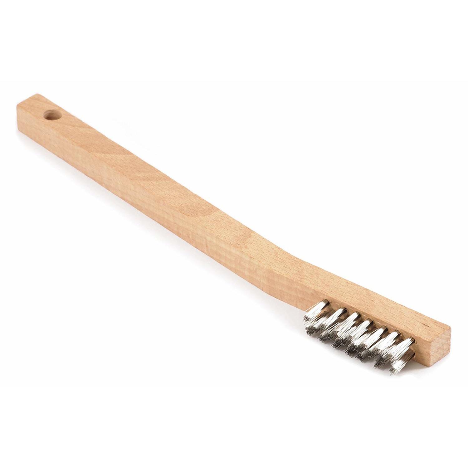 Forney 7-3/4 in. L X 1.25 in. W Scratch Brush Stainless Steel 1 pc