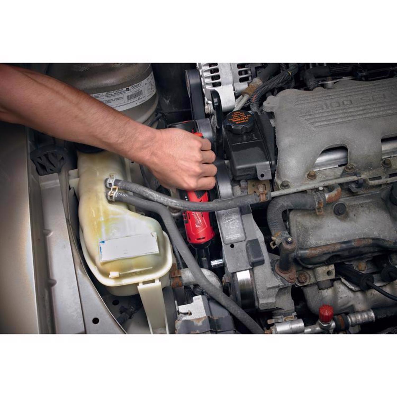 Milwaukee M12 1/4 in. Brushed Cordless Ratchet Tool Only