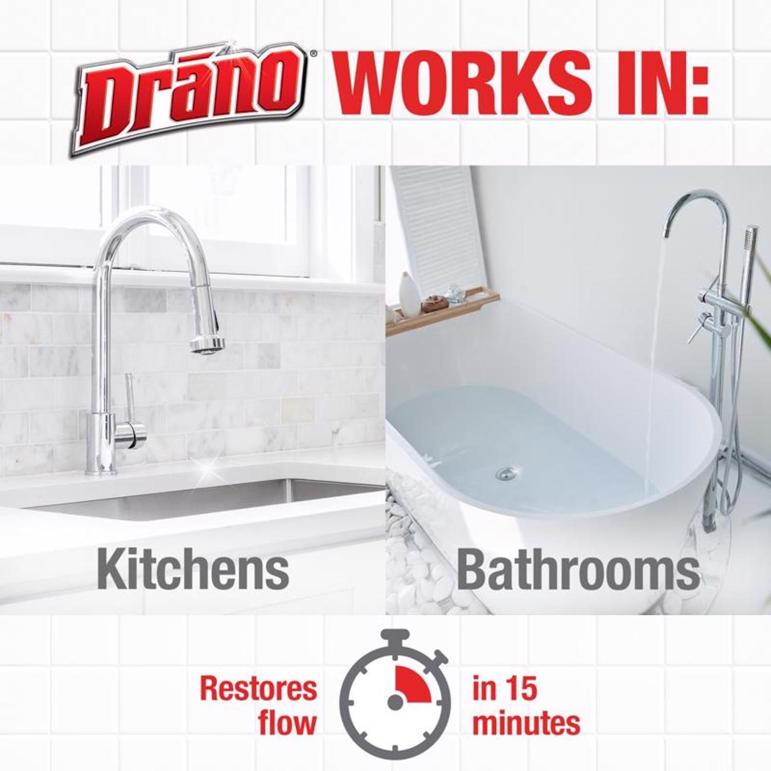 Drano Professional Strength Gel Clog Remover 80 oz