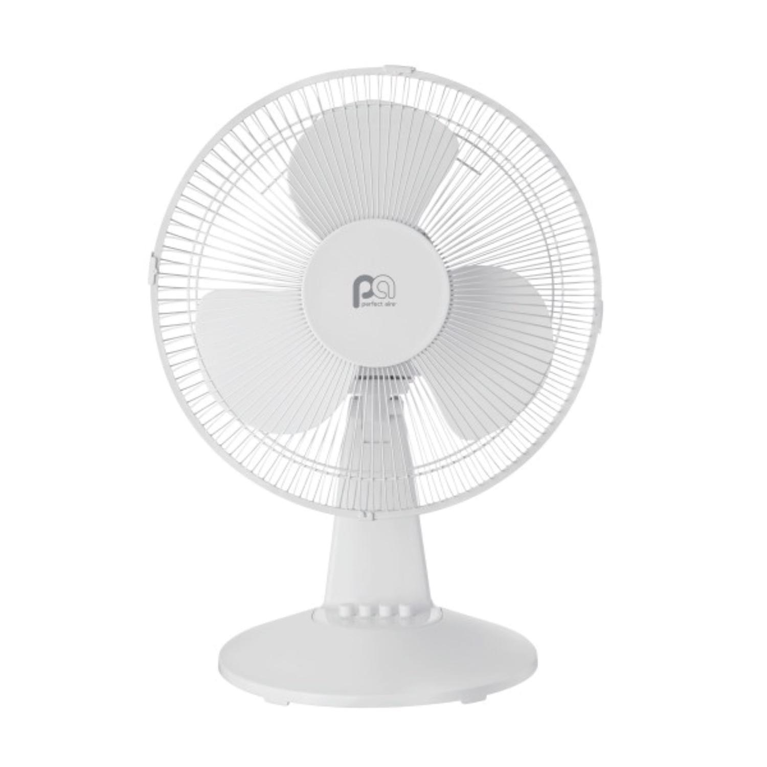 Perfect Aire 18 in. H X 12 in. D 3 speed Oscillating Table Fan