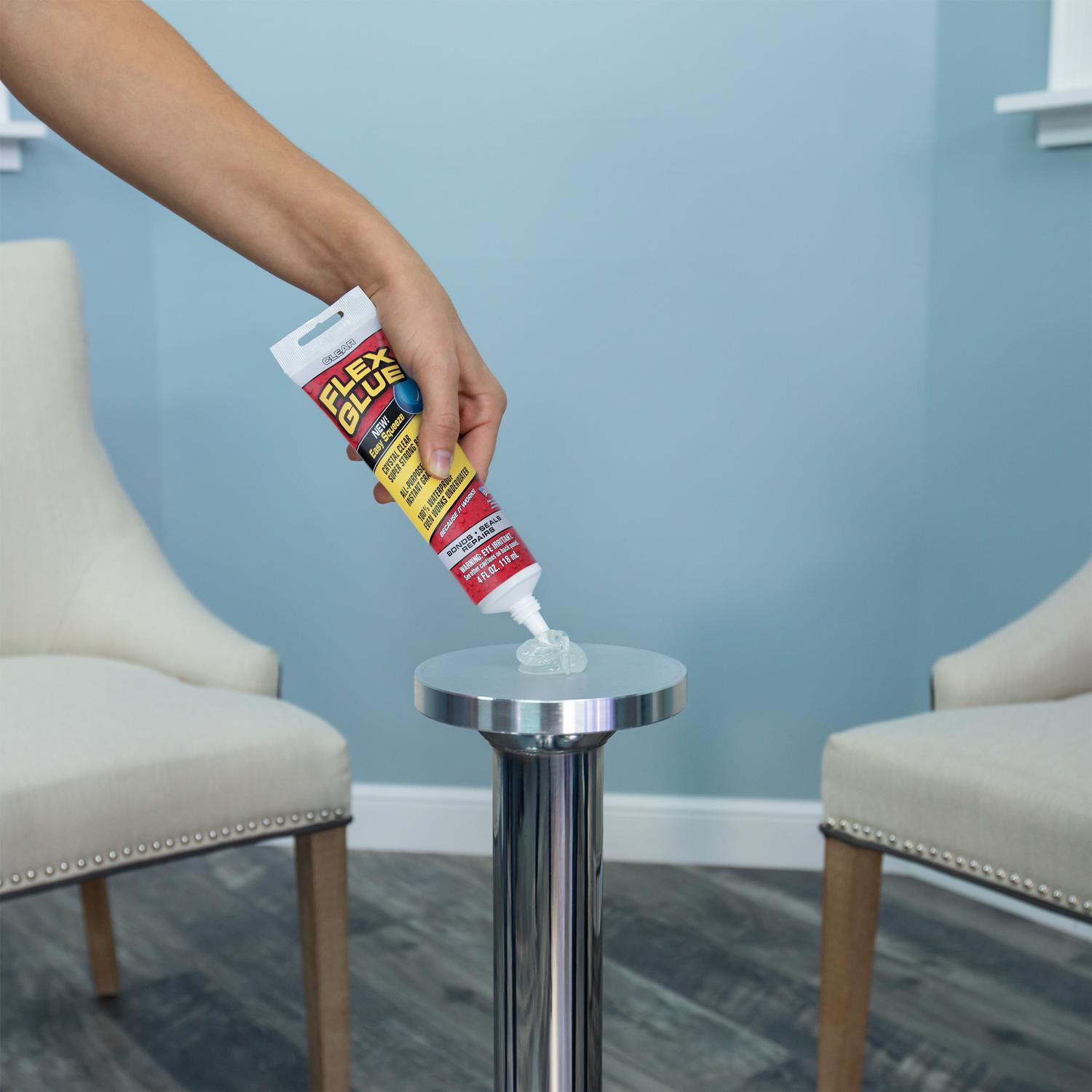 Flex Seal Family of Products Flex Glue Super Strength Rubber Clear Adhesive 4 fl. oz.