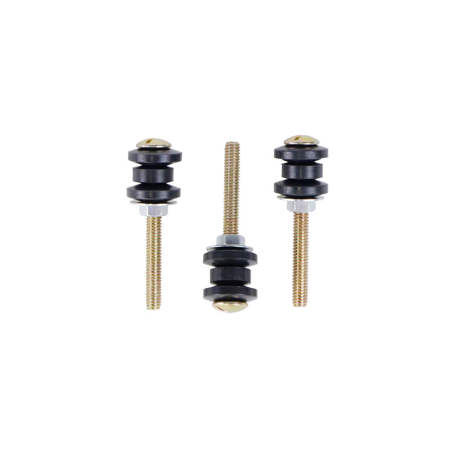Ace Tank to Bowl Bolts Black Brass Plated Rubber/Steel For Kohler
