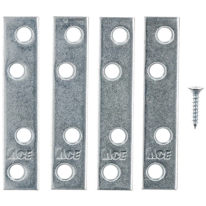 Ace 3 in. H X 0.625 in. W X.87 in. L Zinc Mending Brace