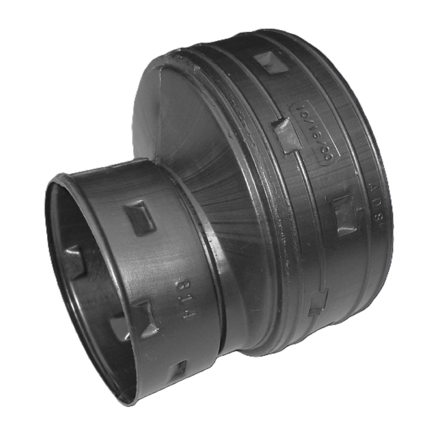 Advanced Drainage Systems 6 in. Snap X 4 in. D Snap Polyethylene 5-1/2 in. Reducing Coupler 1 pk