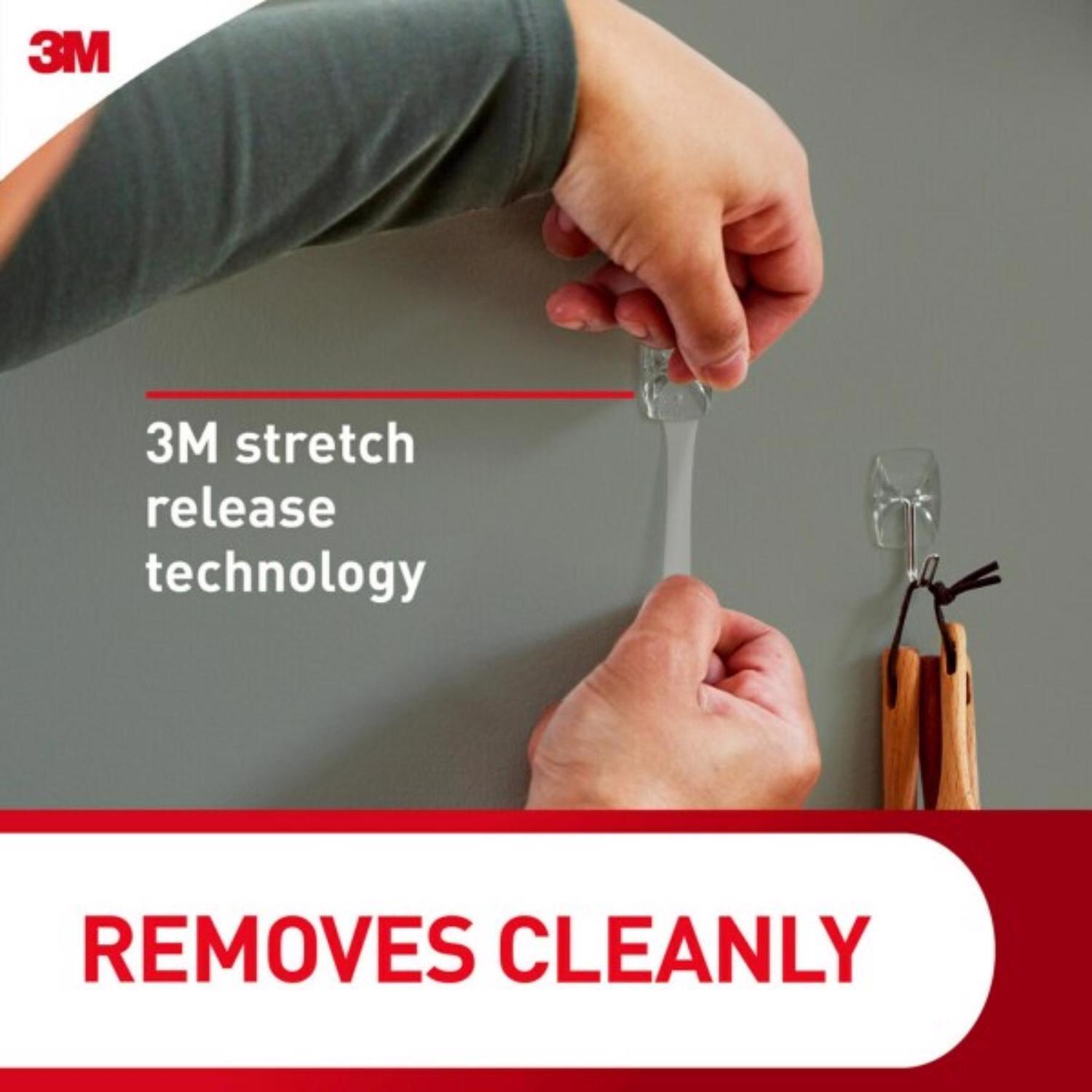 3M Command Small Plastic Wire Hooks 1.62 in. L 1 pk
