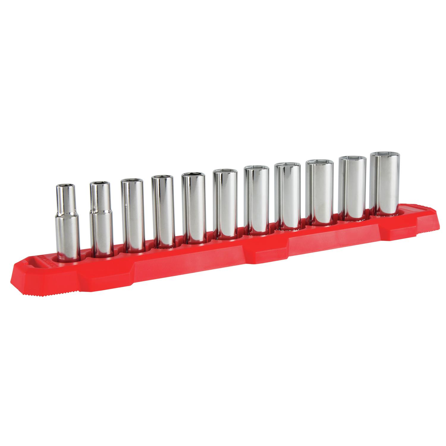 Craftsman 3/8 in. drive Metric 6 Point Deep Socket Set 11 pc
