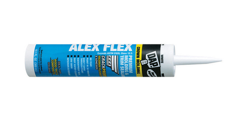 DAP Alex Flex White Acrylic Latex Interior Molding and Trim Sealant 10.1 oz