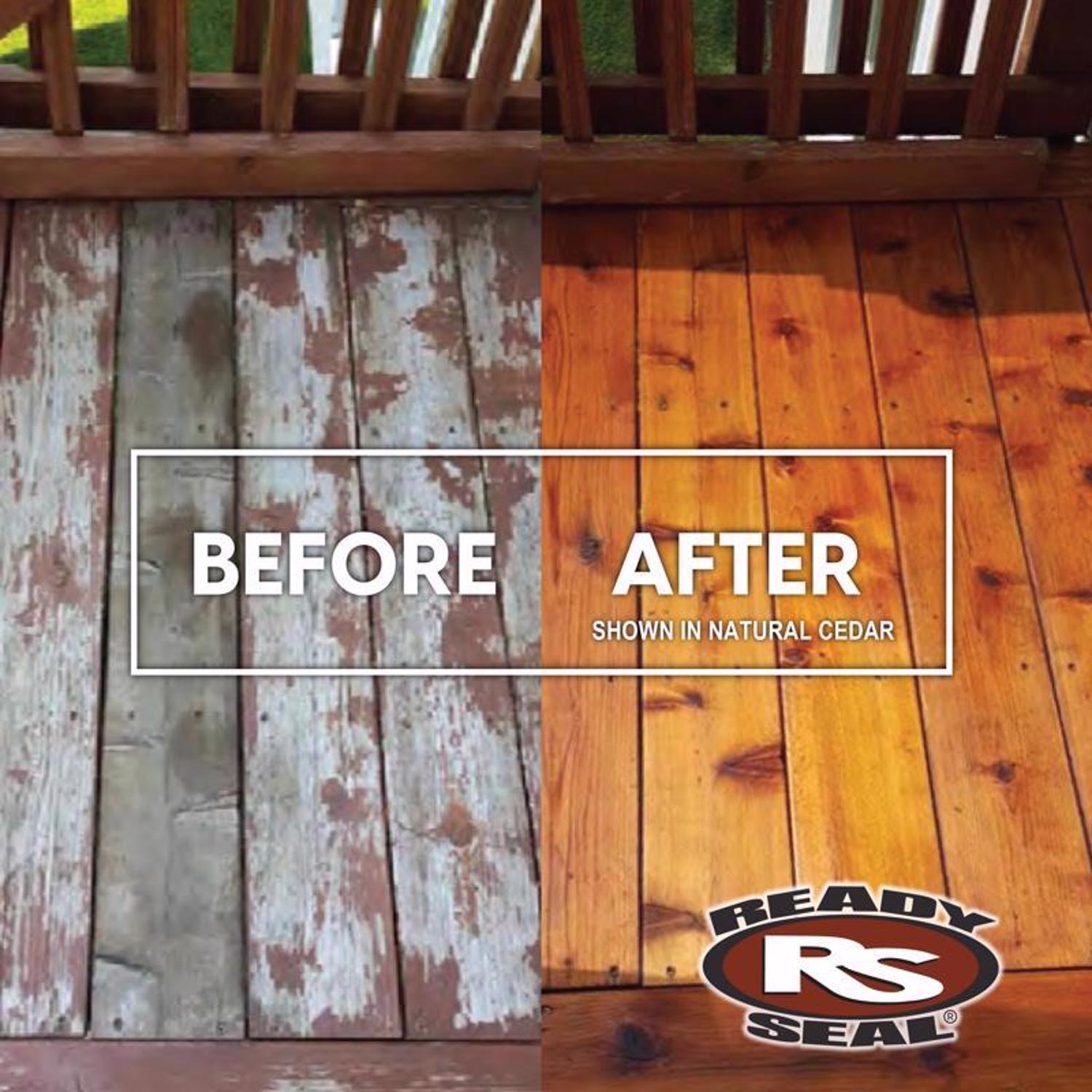 Ready Seal Goof Proof Semi-Transparent Flat Mahogany Oil-Based Penetrating Wood Stain/Sealer 5 gal
