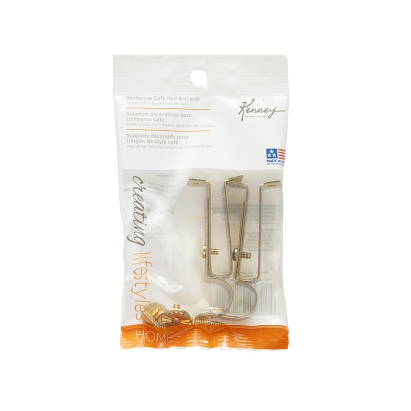 Kenney Brass Gold Traditional/Transitional Bracket Kit n/a in. L