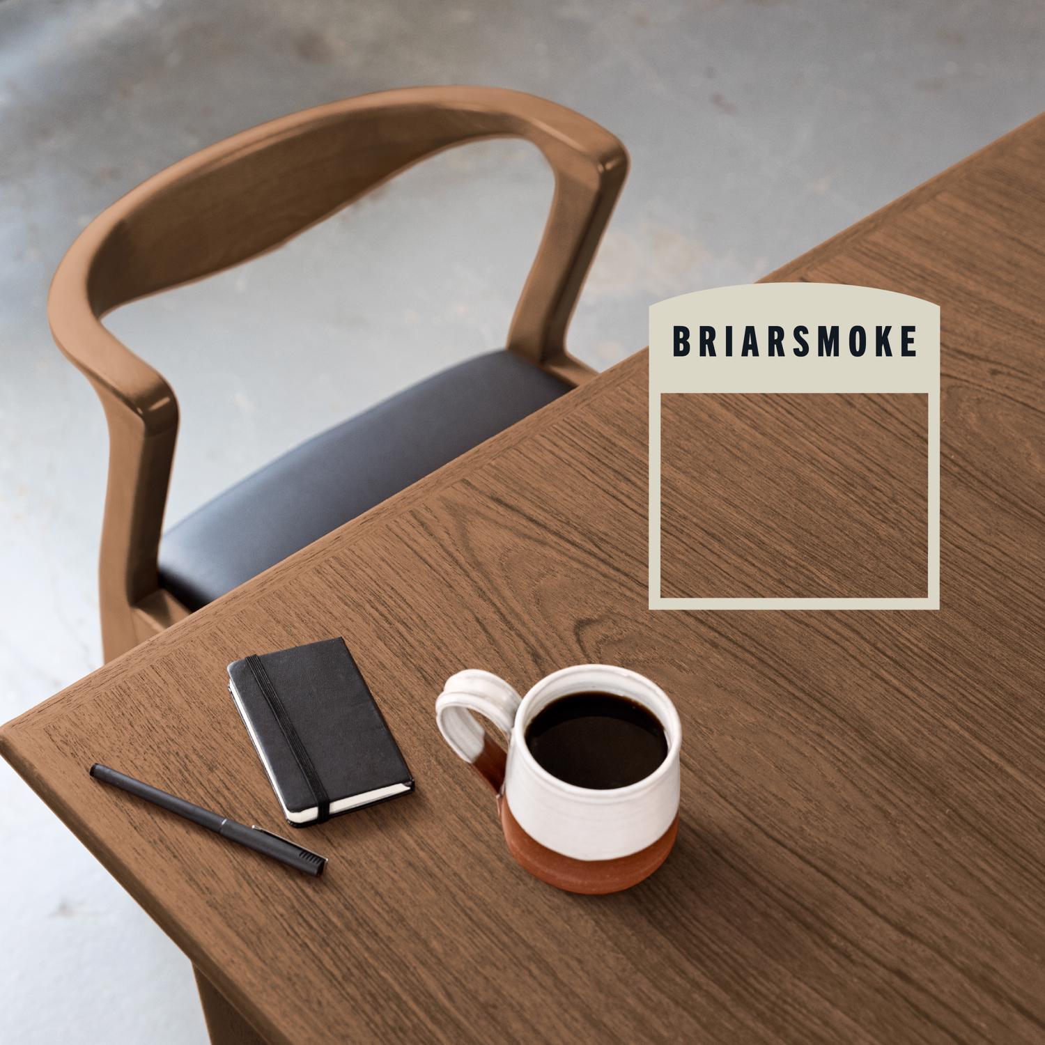 Varathane Semi-Transparent Gloss Briarsmoke Oil-Based Urethane Modified Alkyd Wood Stain 1 qt