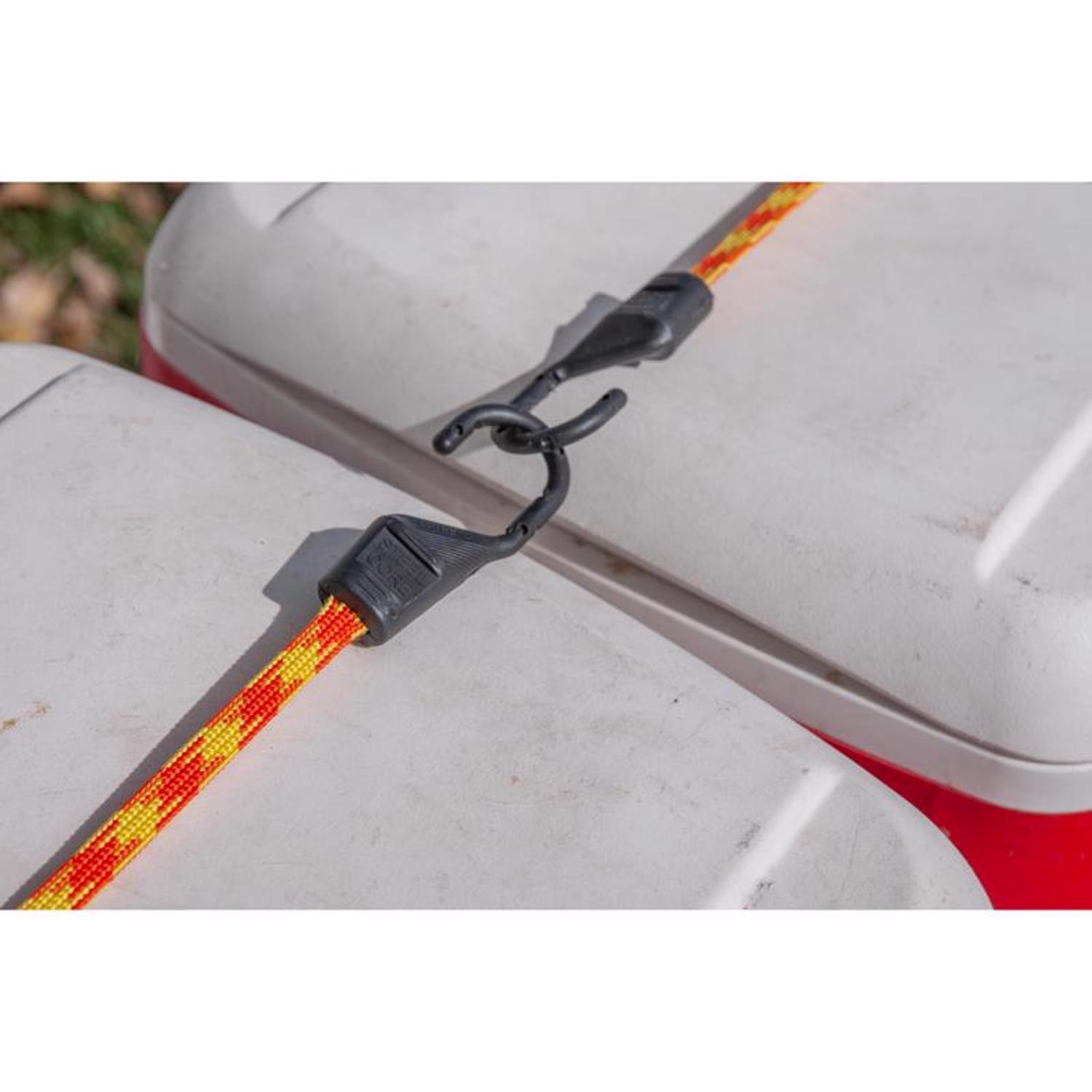 Keeper Assorted Flat Bungee Cord 18 in. L X.0787 in. 6 pk