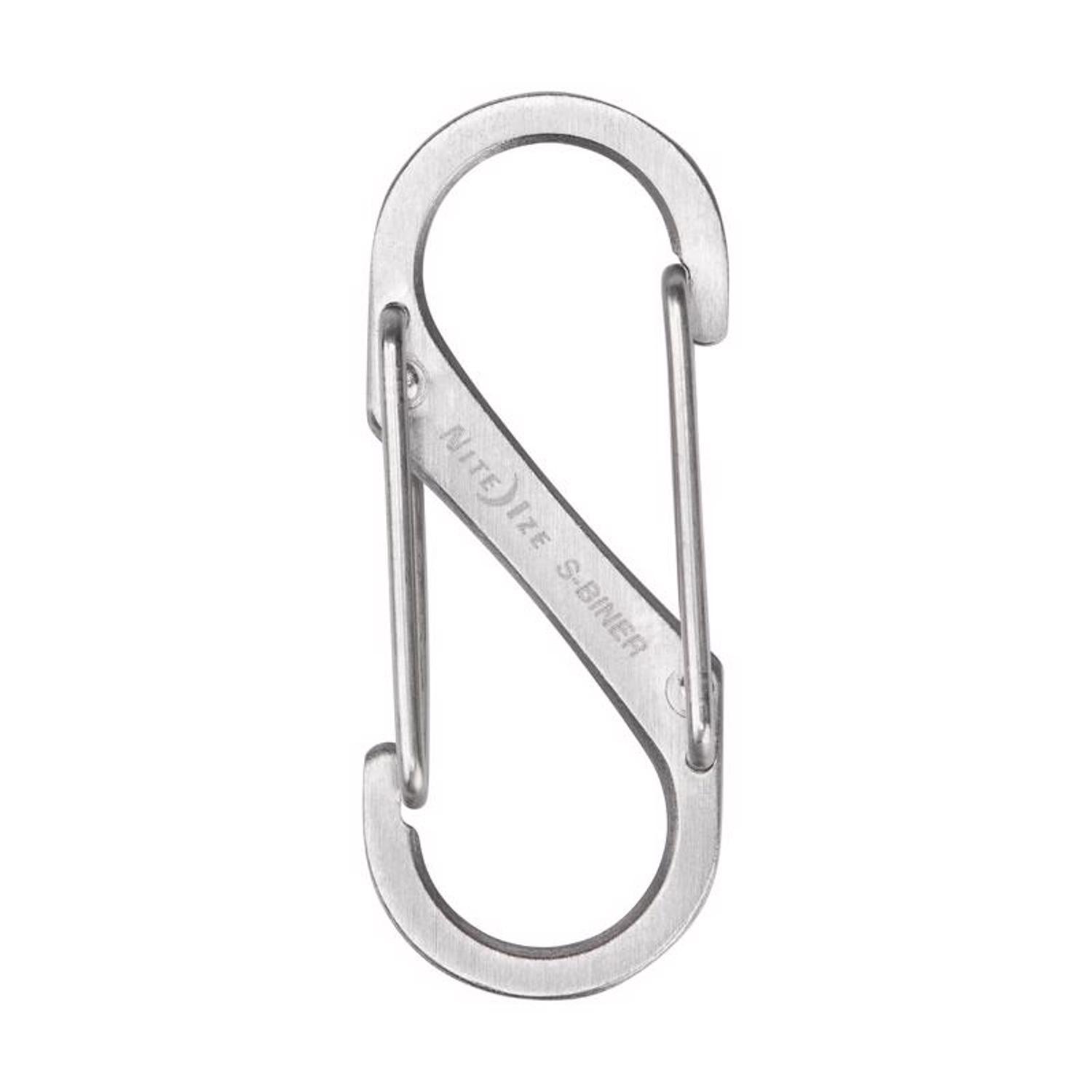 Nite Ize S-Biner Stainless Steel Silver Dual Carabiner S-Biner