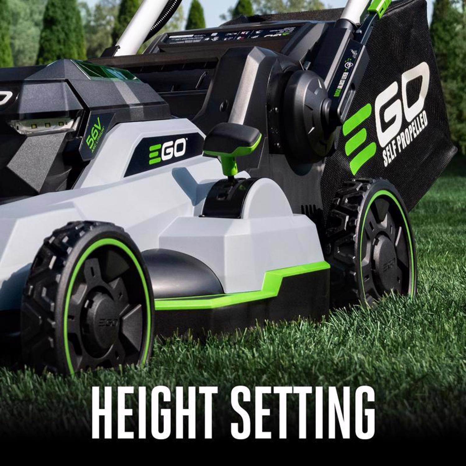 EGO Power+Touch Drive LM2125SP 21 in. 56 V Battery Self-Propelled Lawn Mower Kit (Battery & Charger) W/ 7.5 AH BATTERY