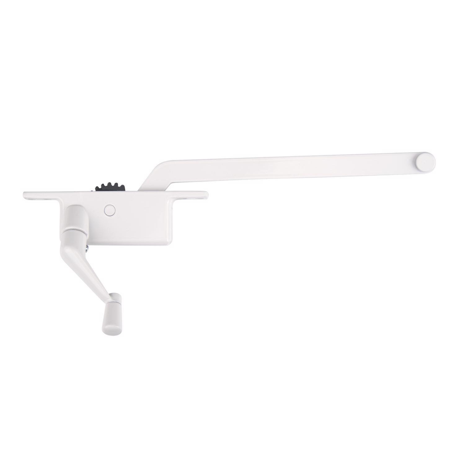 Ace White Steel Left Single-Arm Casement Window Operator For Jalousie