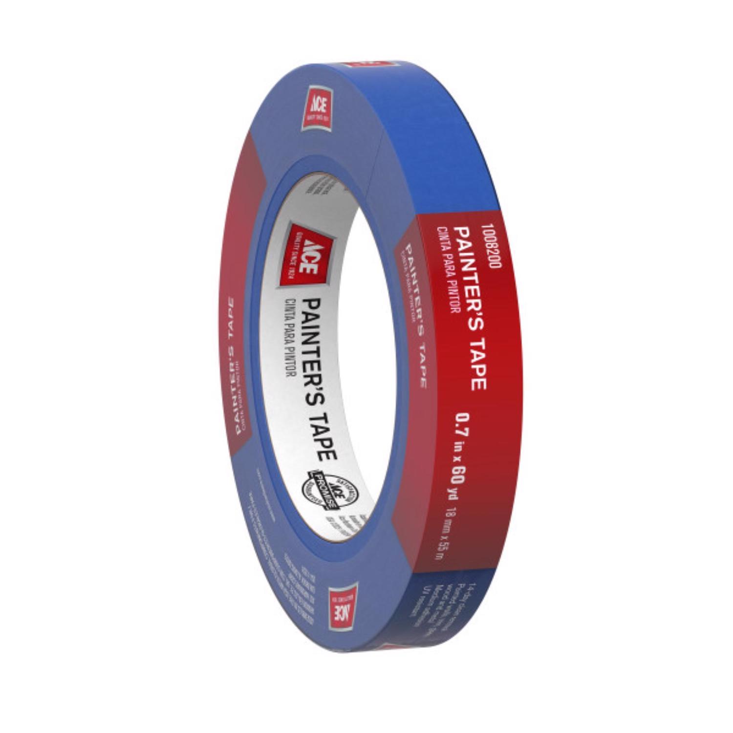 Ace Clean Release 0.7 in. W X 60 yd L Blue Medium Strength Painter's Tape 1 pk