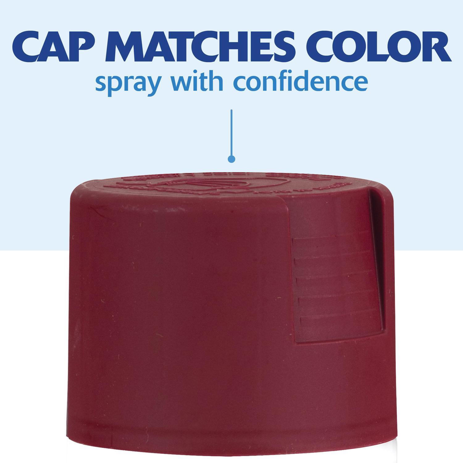 Rust-Oleum Painter's Touch 2X Ultra Cover Satin Claret Wine Paint+Primer Spray Paint 12 oz