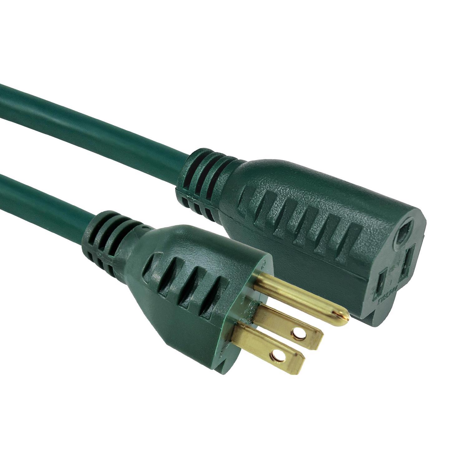 Ace Outdoor 25 ft. L Green Extension Cord 16/3 SJTW