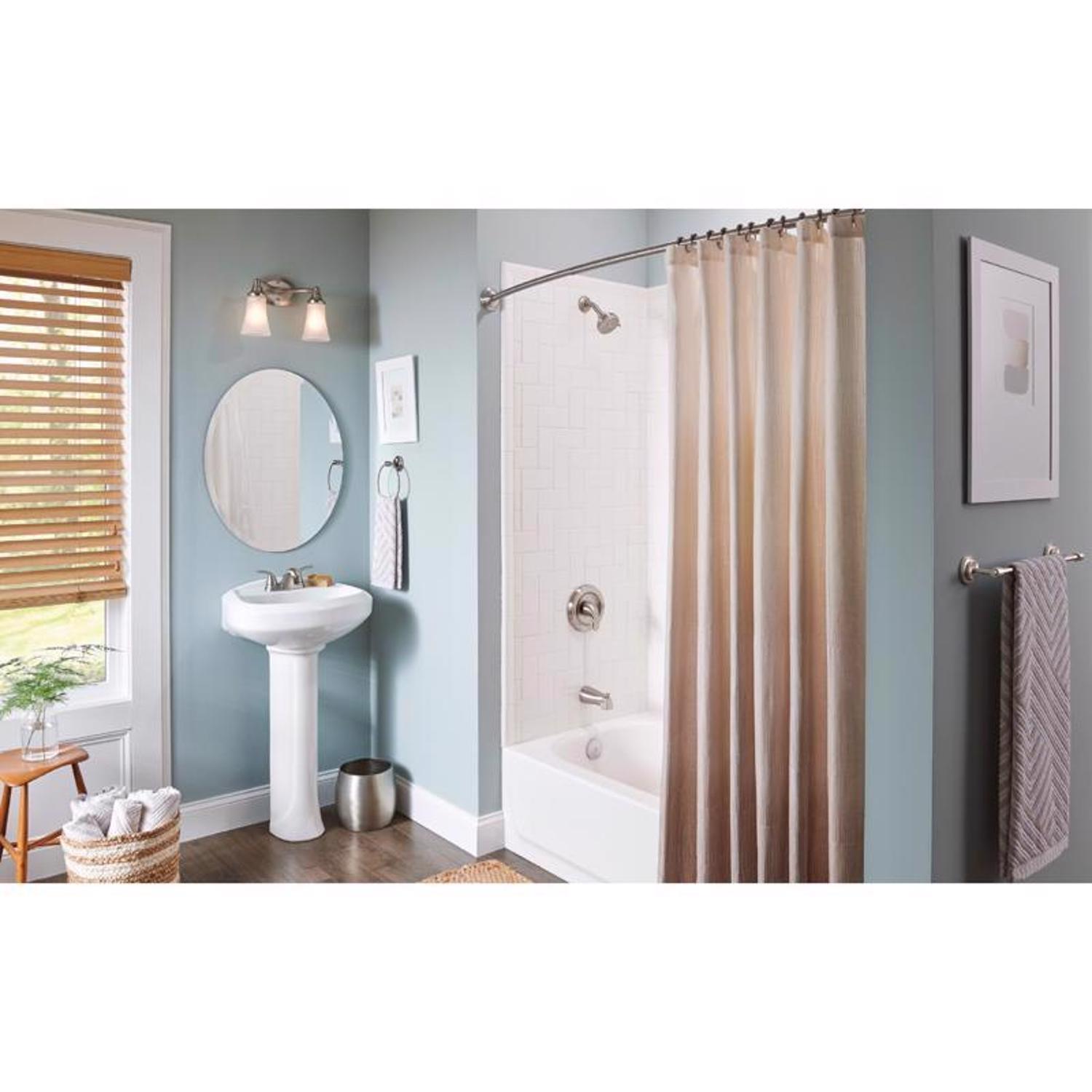 Moen Adler Brushed Nickel Bathroom Faucet 4 in.