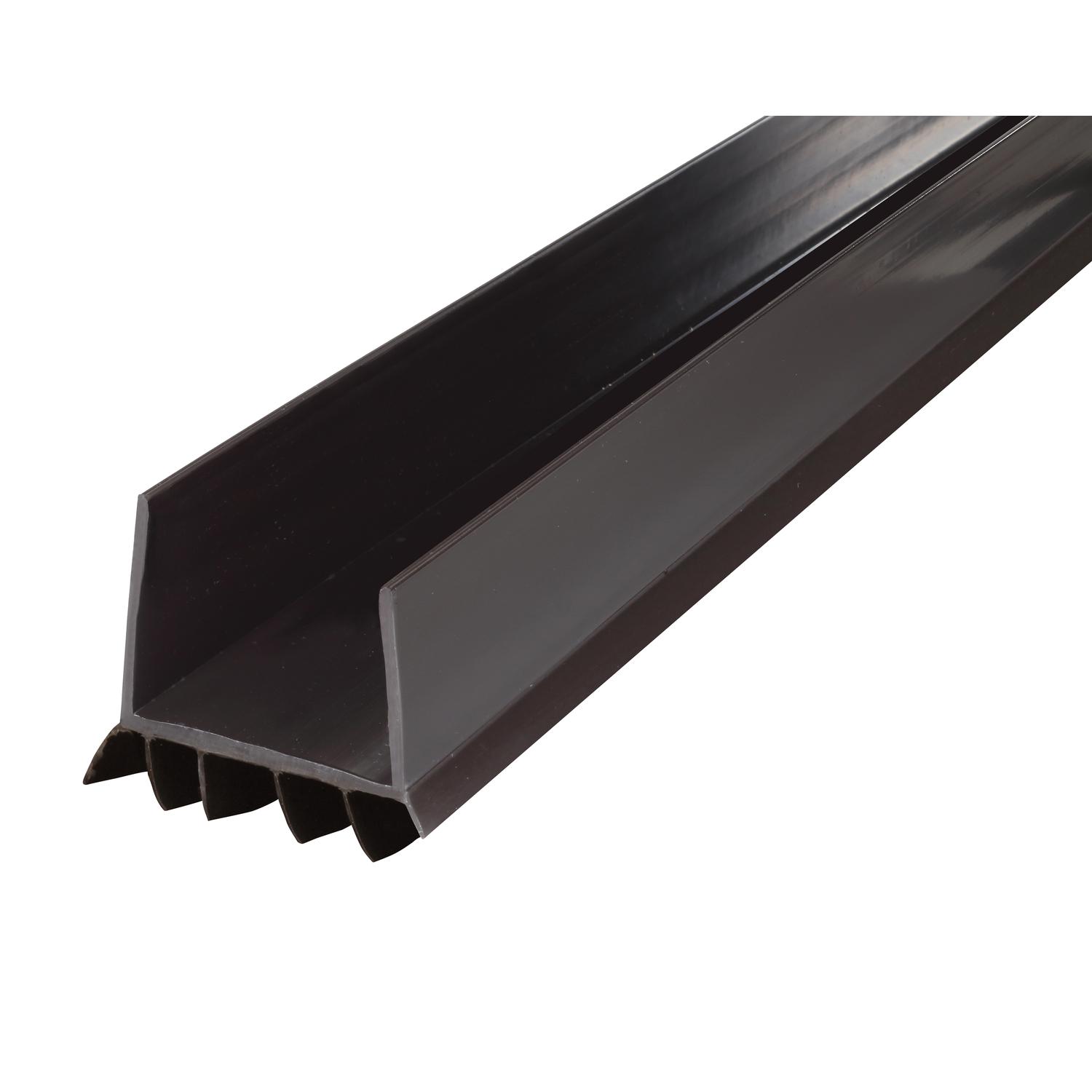 M-D Clinch Brown Vinyl Seal For Doors 36 in. L X 1.75 in.