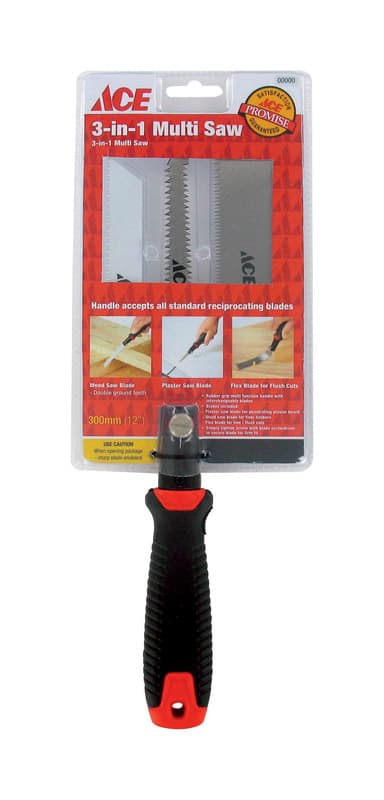 Ace 6 in. Steel Multi-Use Saw Medium/Fine 4 pc