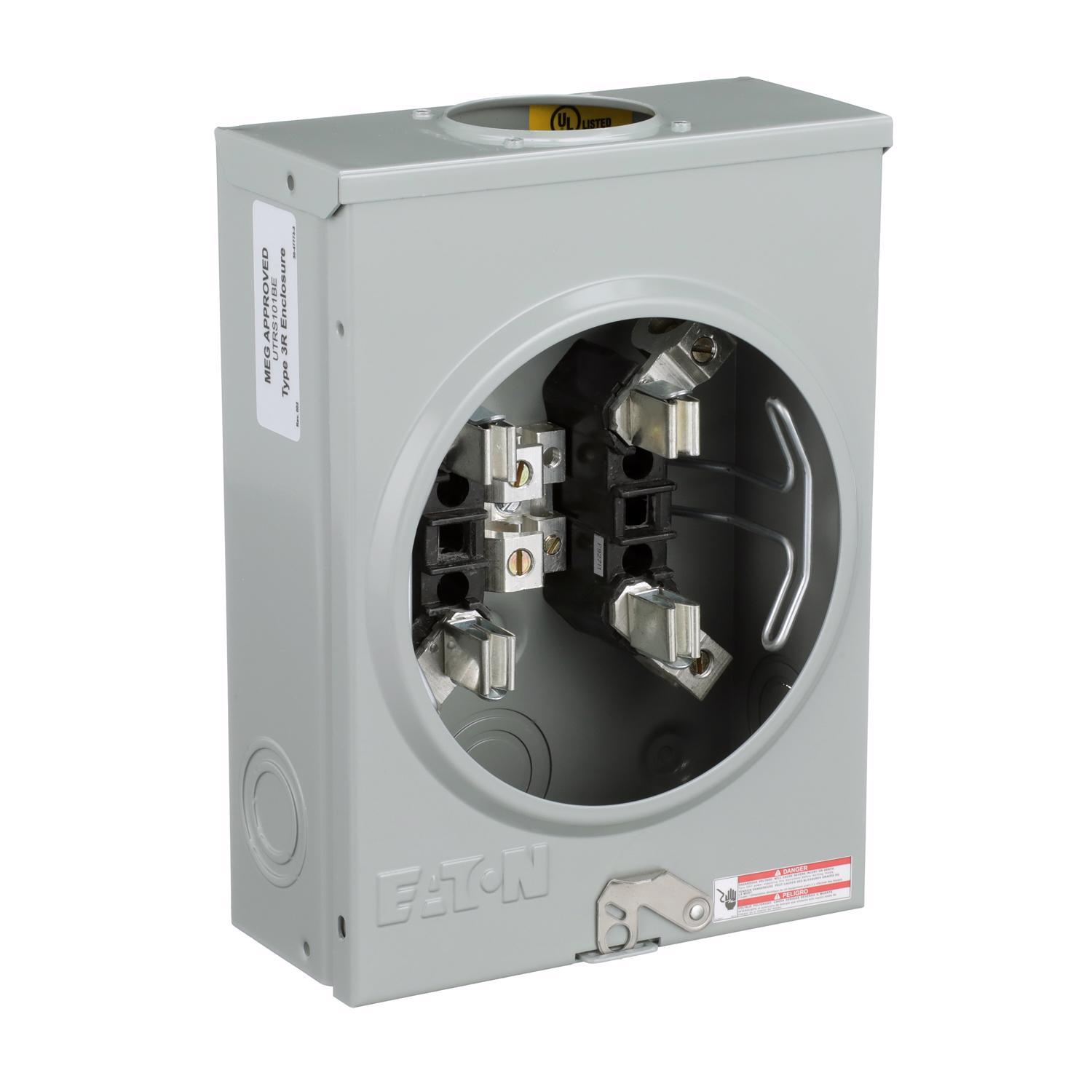 Eaton 125 amps Ringless Overhead/Underground Meter Socket