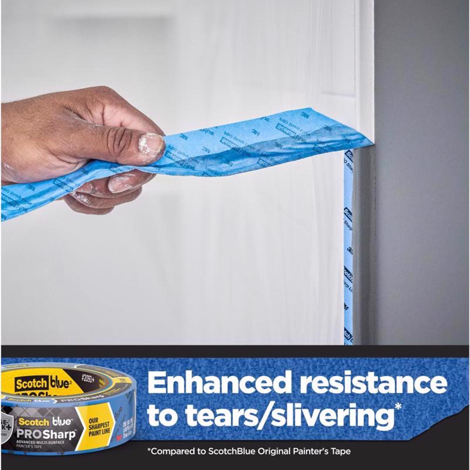 ScotchBlue Edge-Lock 0.94 in. W X 60 yd L Blue Medium Strength Painter's Tape 1 pk