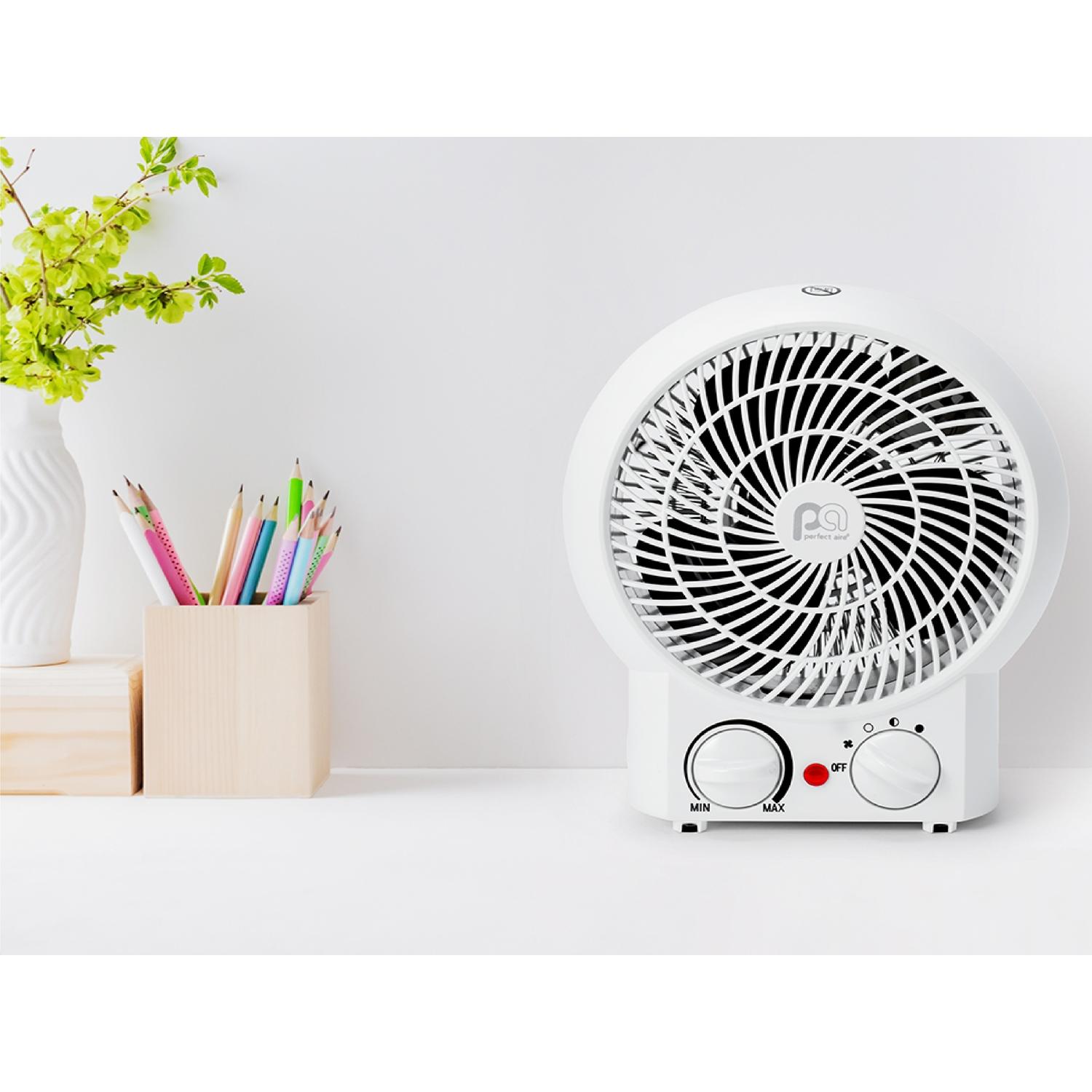 Perfect Aire 128 sq ft Electric Fan Forced Fan Heater 5120 BTU