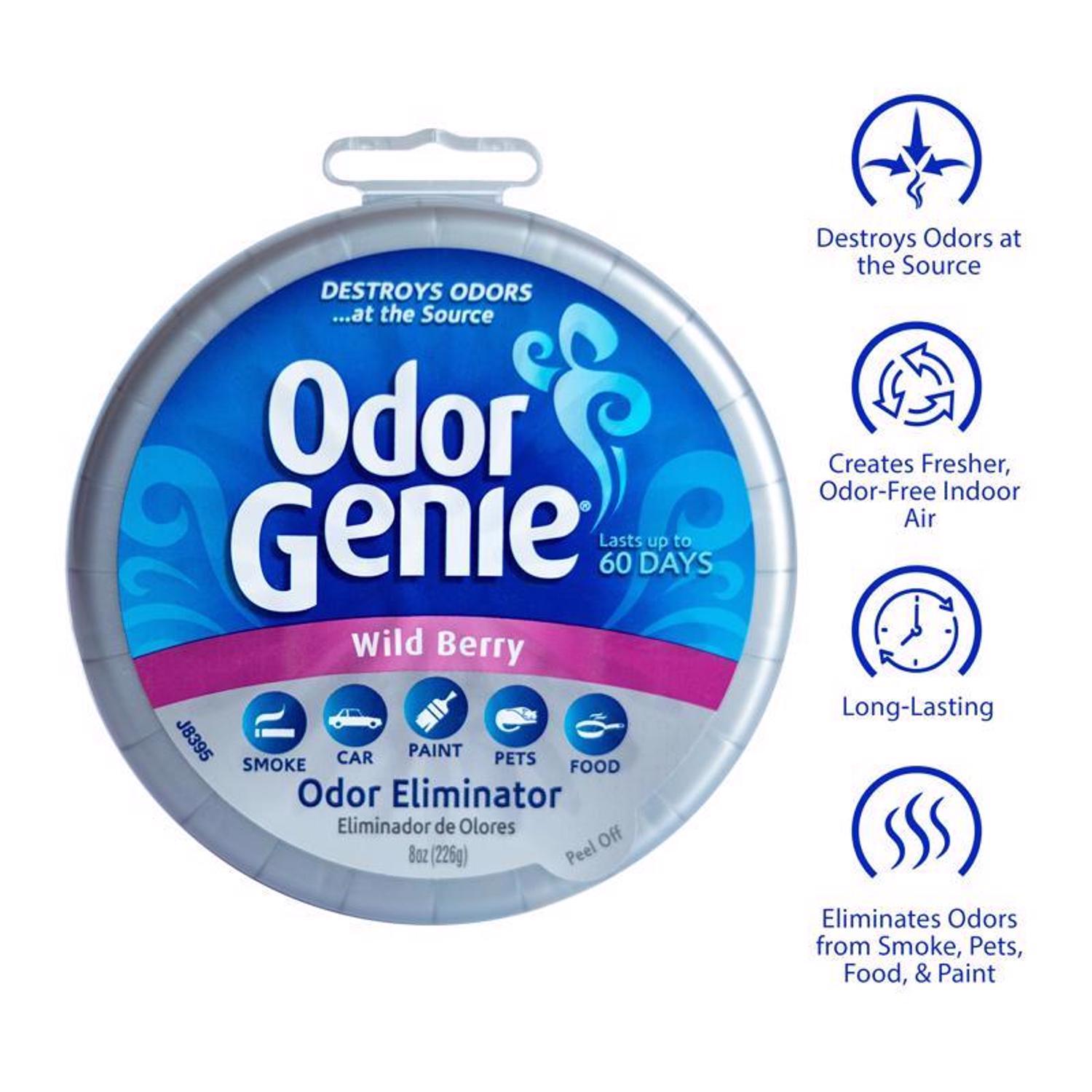 Odor Genie Berry Scent Odor Eliminator 8 oz Gel