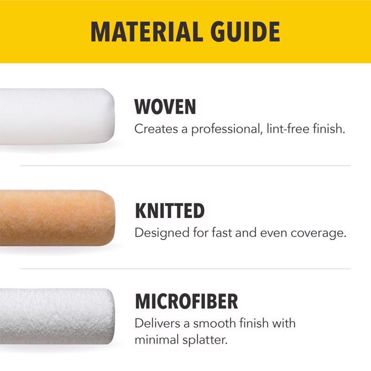 Purdy Contractor 1st Polyester 9 in. W X 3/8 in. Paint Roller Cover 3 pk