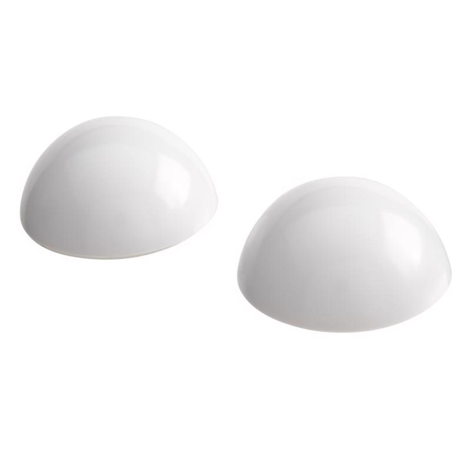 Ace 2-3/8 in. W Rubber White Wall Door Stop Mounts to wall 0 in.