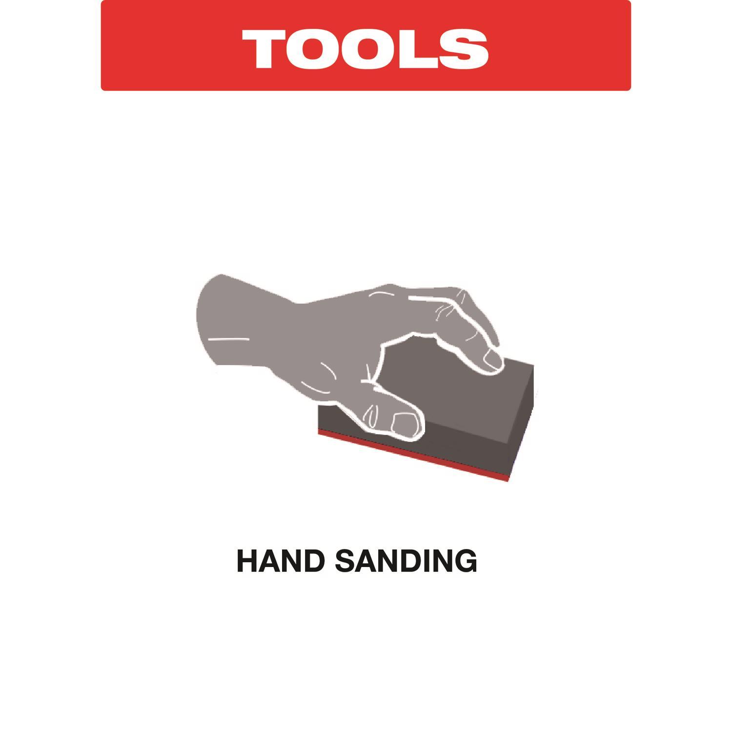 Diablo 4 in. L X 2-1/2 in. W X 1 in. 60 Grit Medium Flat Surface Sanding Sponge
