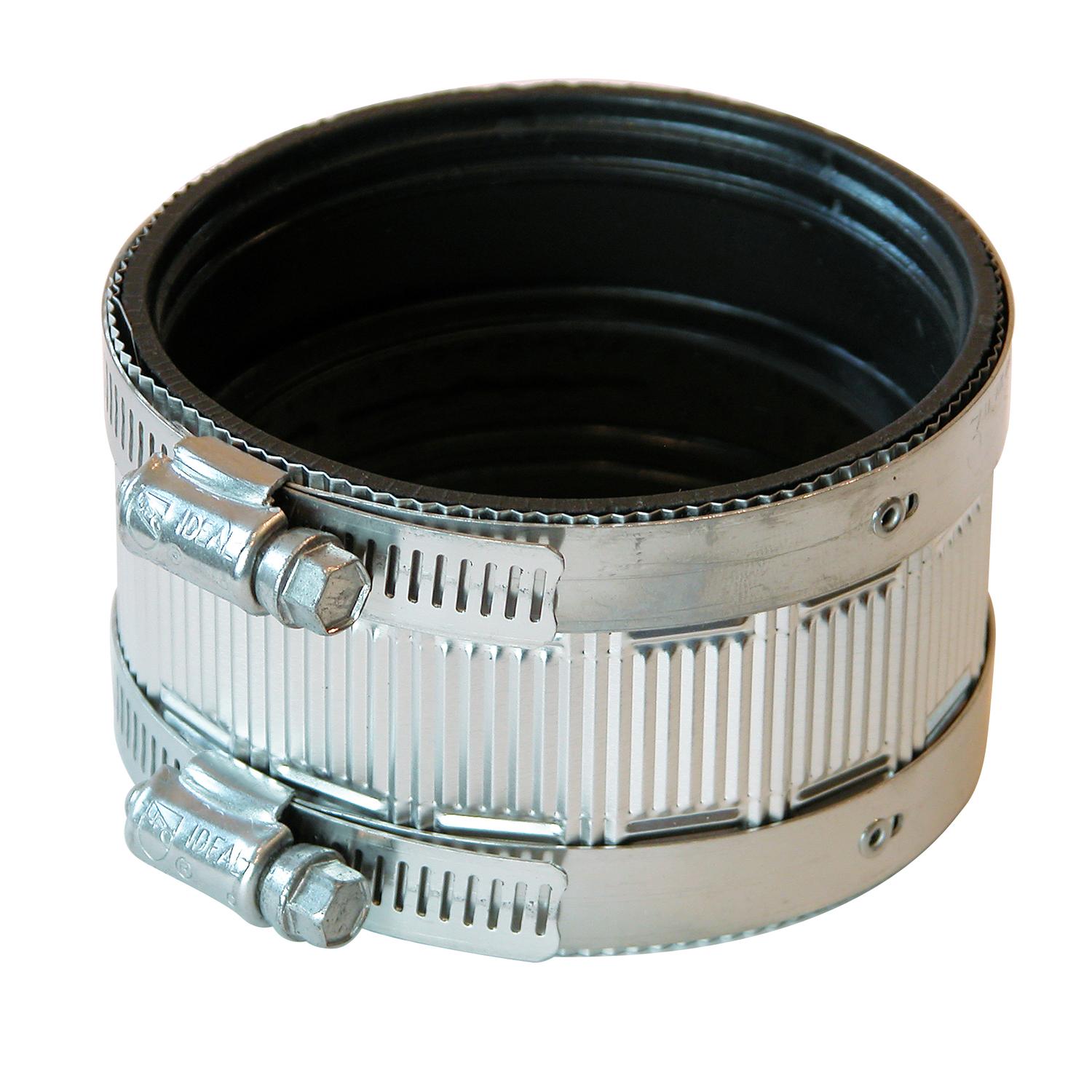 Fernco Schedule 40 3 in. 3 in. D PVC No Hub Coupling 1 pk