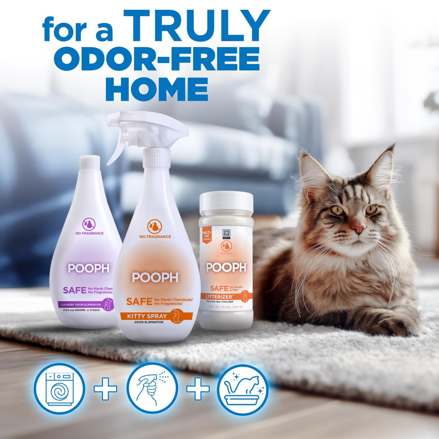 Pooph Cat Liquid Litter Box Odor Destroyer 20 oz
