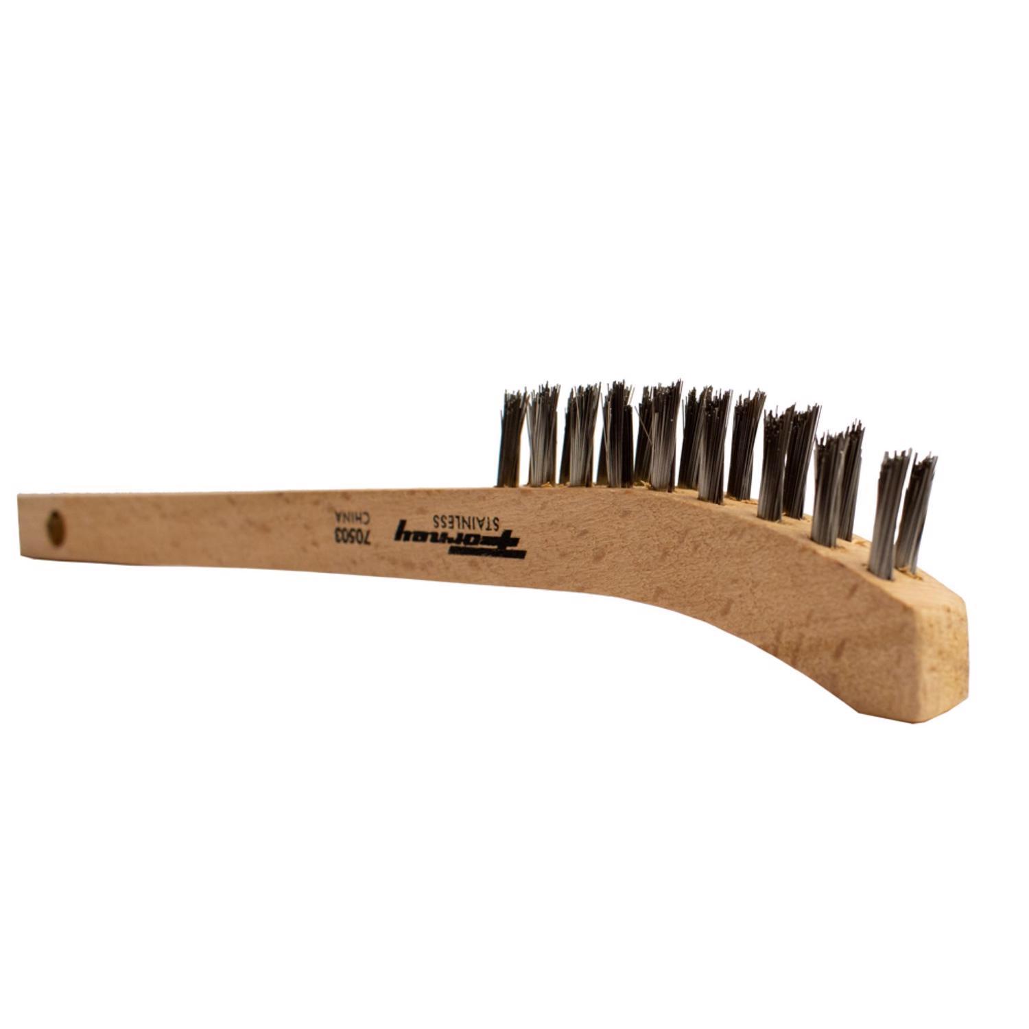 Forney 8-5/8 in. L X.15 in. W Scratch Brush Stainless Steel 1 pc
