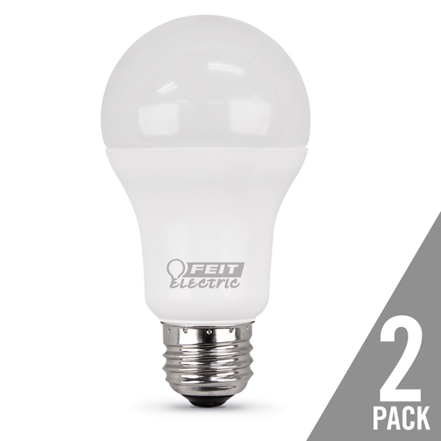 Ace A19 E26 (Medium) LED Bulb Soft White 100 Watt Equivalence 2 pk