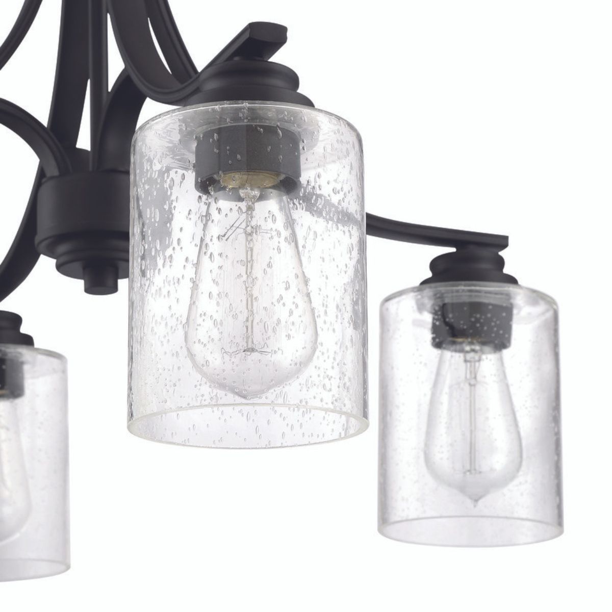 Craftmade Bolden 4 Light Chandelier in Flat Black
