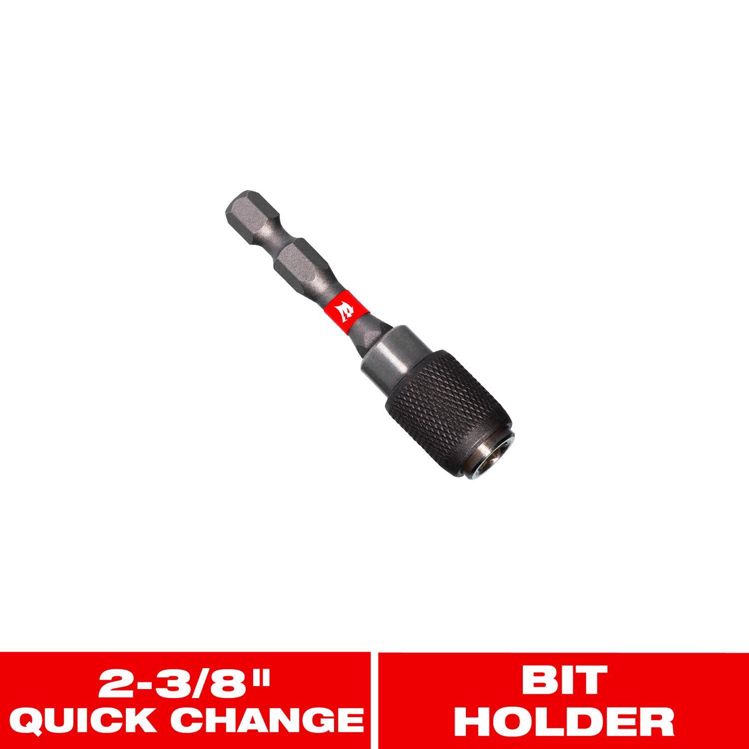 Diablo Hex 2-3/8 in. L Quick-Change Magnetic Bit Holder Black Oxide 1 pk