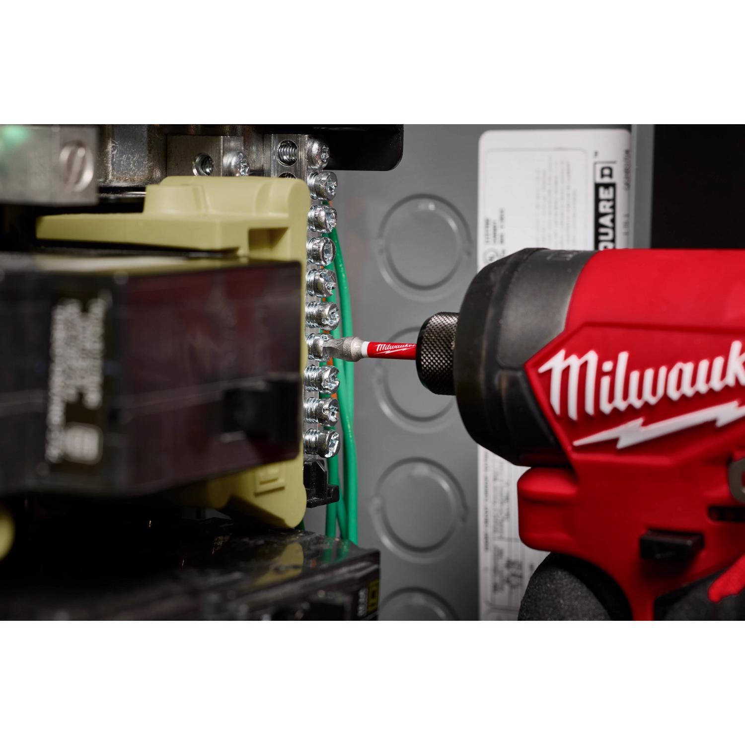 Milwaukee Shockwave Assorted 1/4 in. drive X 4 in. L Impact Driver Bit Set Alloy Steel 100 pc