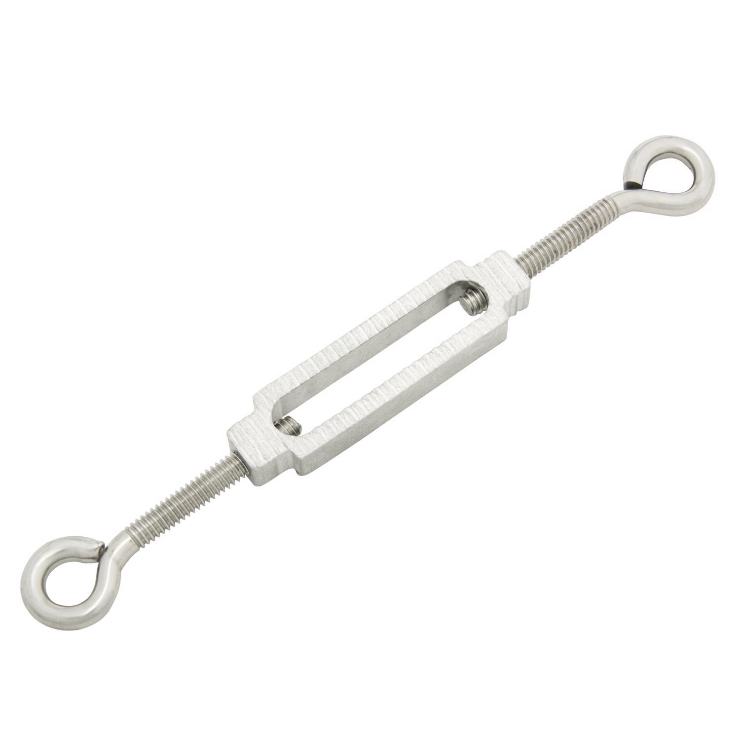 Hampton Zinc-Plated Stainless Steel 0.207 in. D Turnbuckle 160 lb 5-3/8 in. L