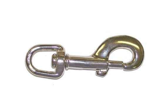 Koch Industries Nickel-Plated Die Cast Bolt Snap 90 lb 3.87 in. L