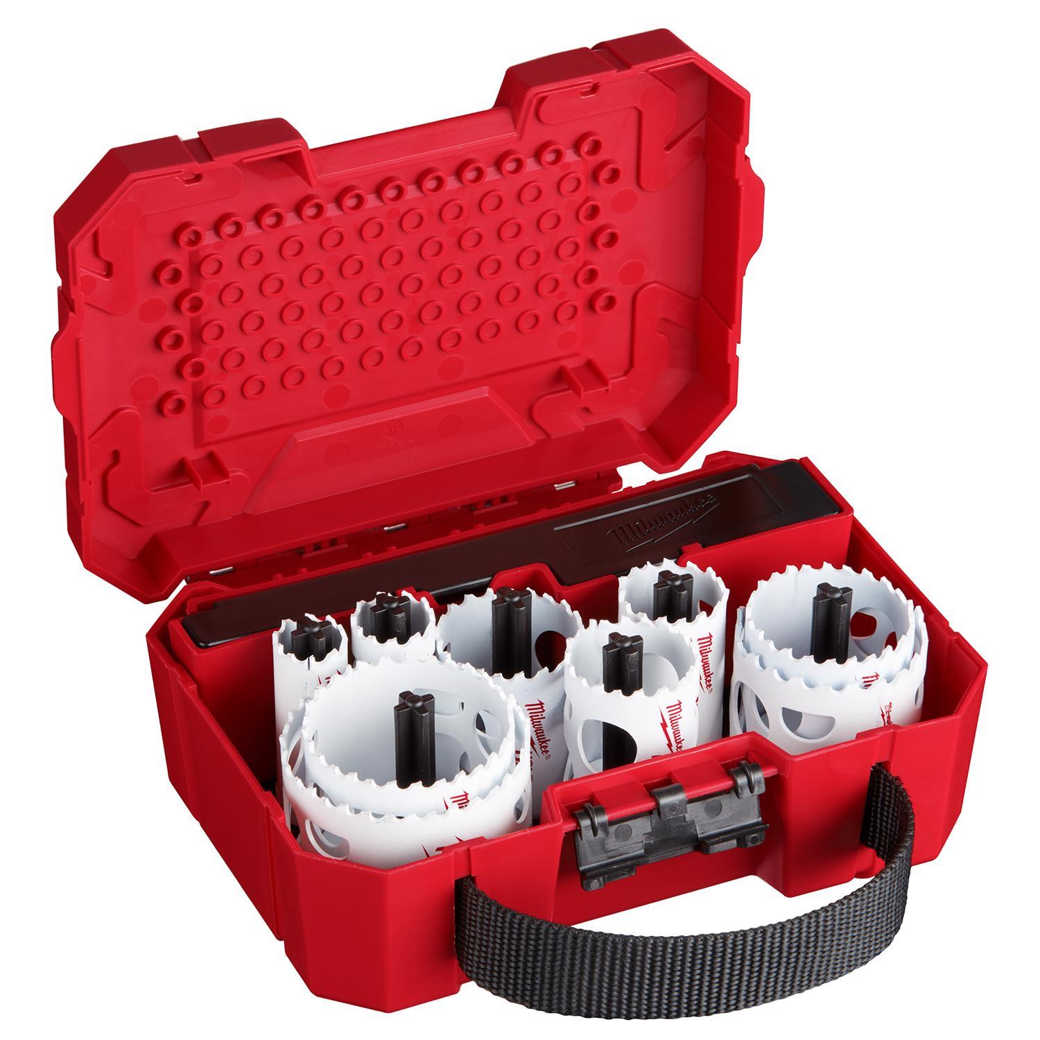 Milwaukee Hole Dozer Bi-Metal Hole Saw Kit Arbor Included