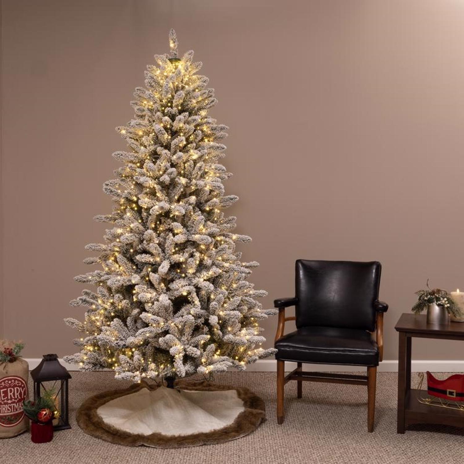 Holiday Bright Lights 7 ft. Full LED 1282 ct King Pine Color Changing Christmas Tree