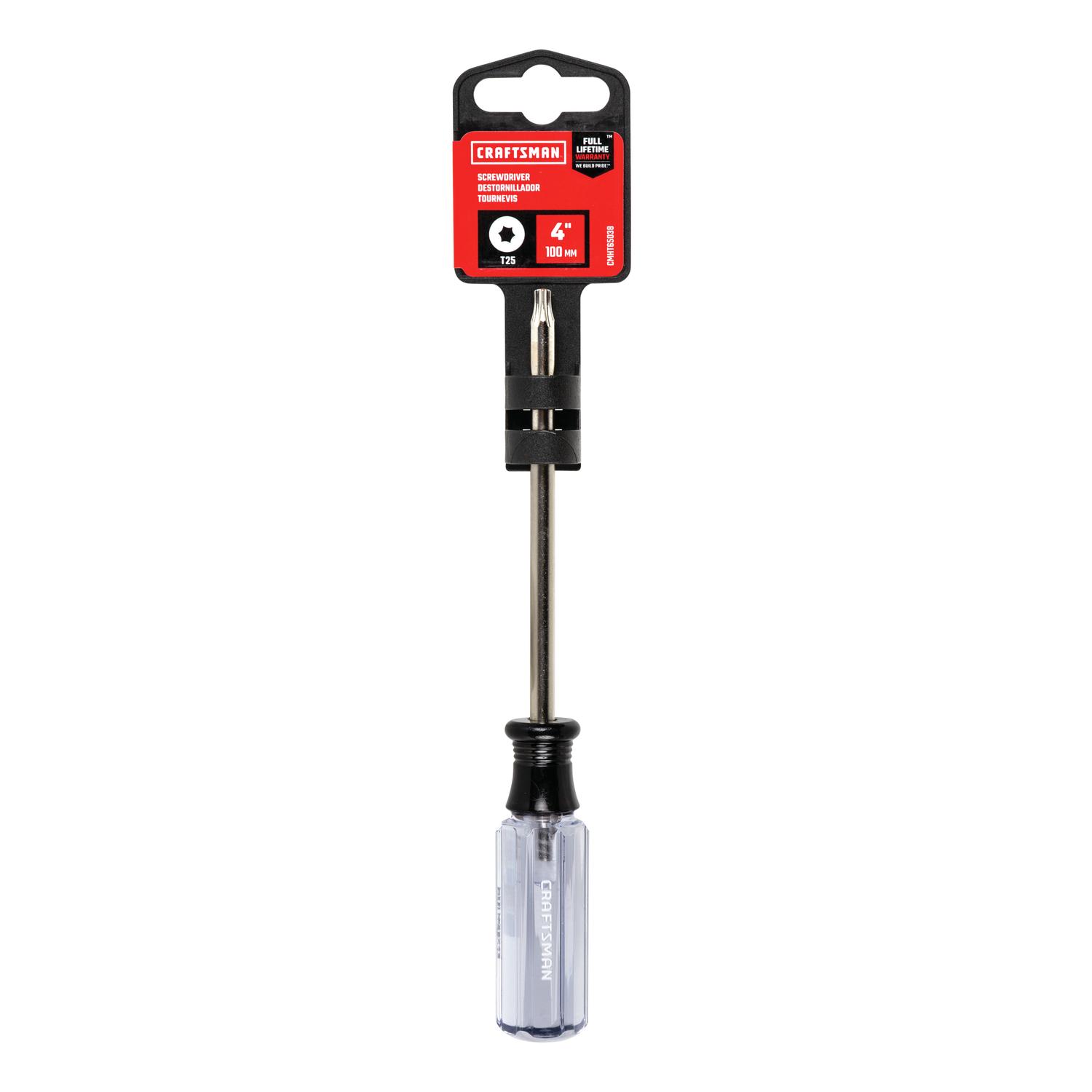 Craftsman T25 X 4 in. L Torx Screwdriver 1 pc