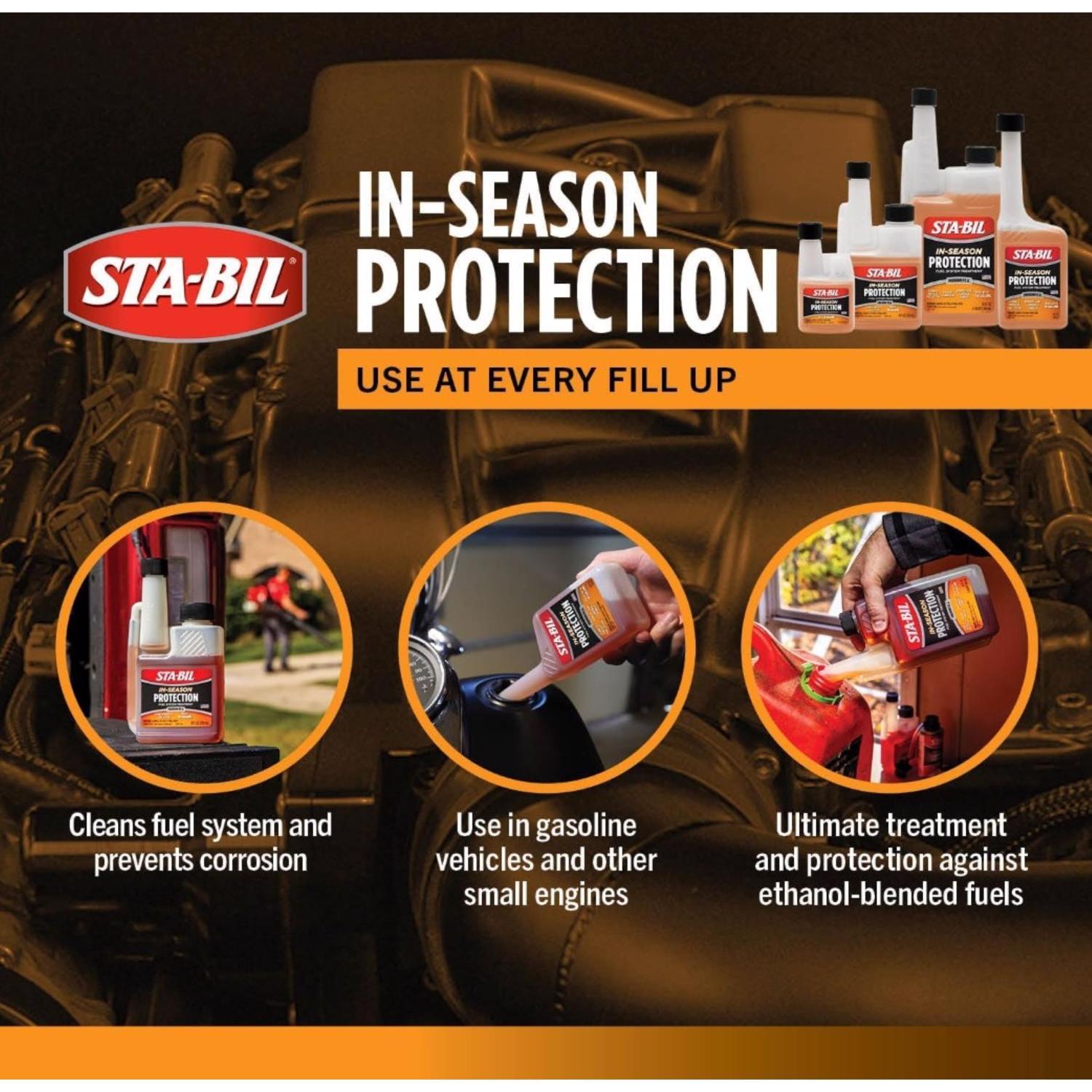 STA-BIL In-Season Gasoline Fuel Treatment and Stabilizer 10 fl. oz.