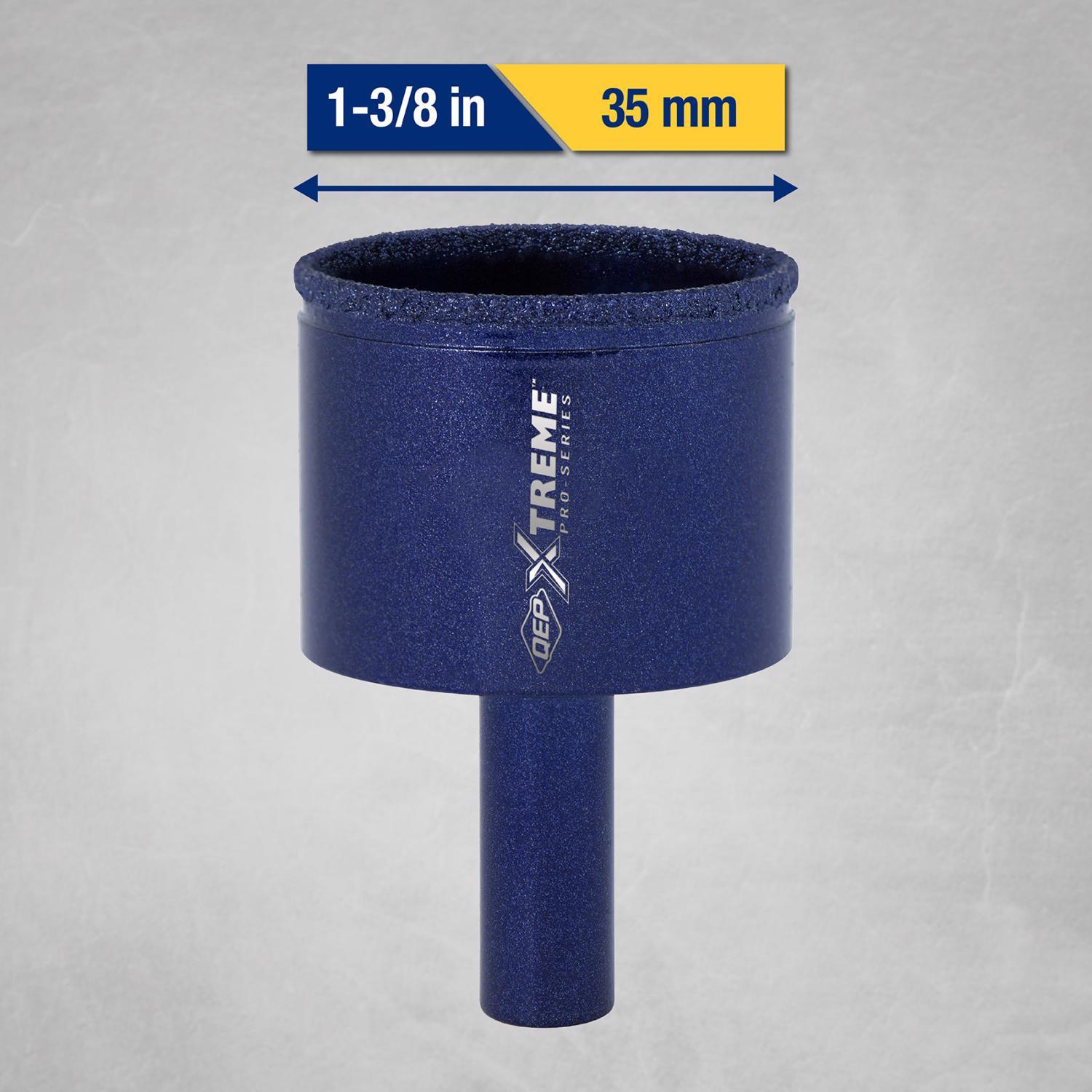 QEP 1-3/8 in. Diamond Wet/Dry Tile Hole Saw