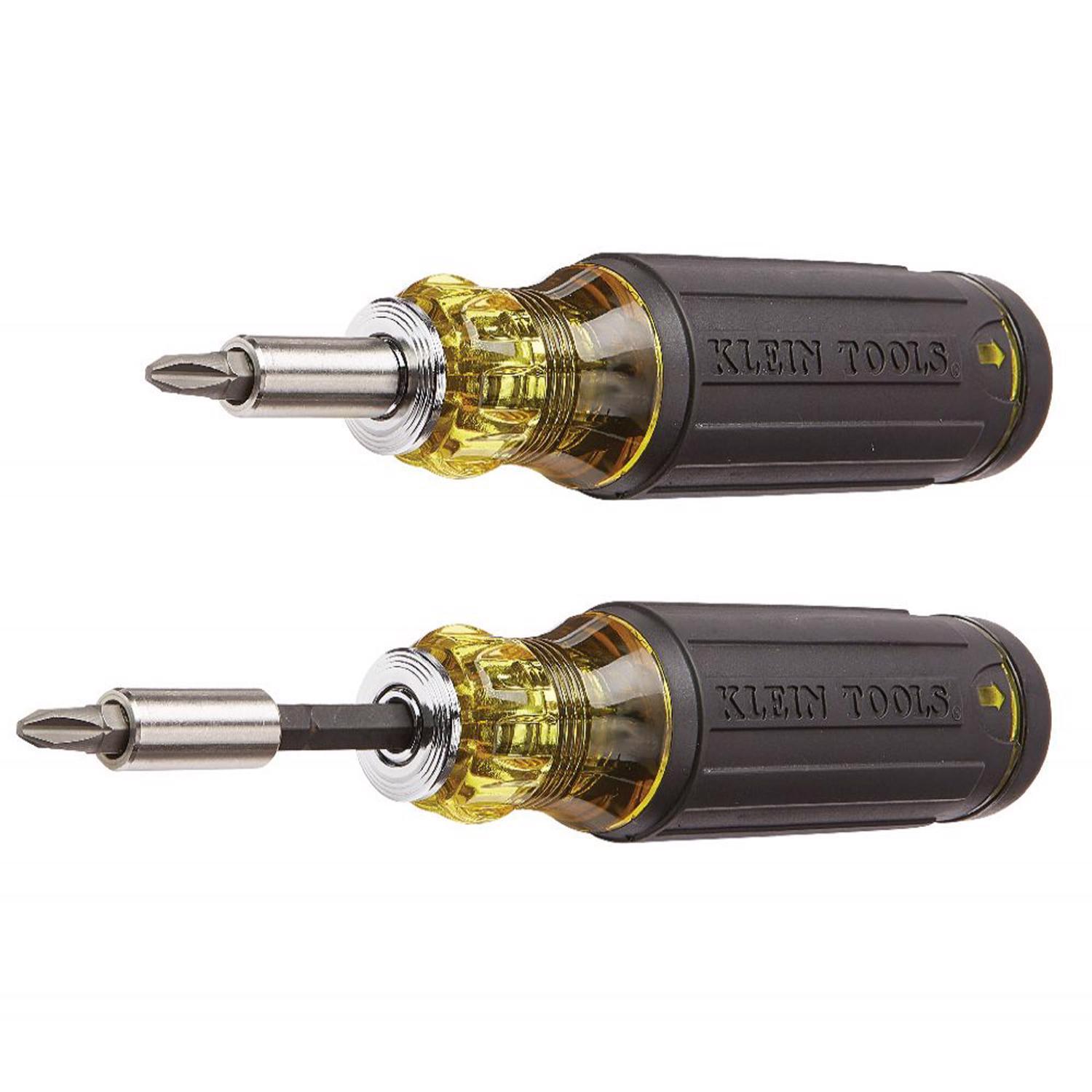 Klein Tools Multi-Bit Screwdriver 9.73 in. 14 pc