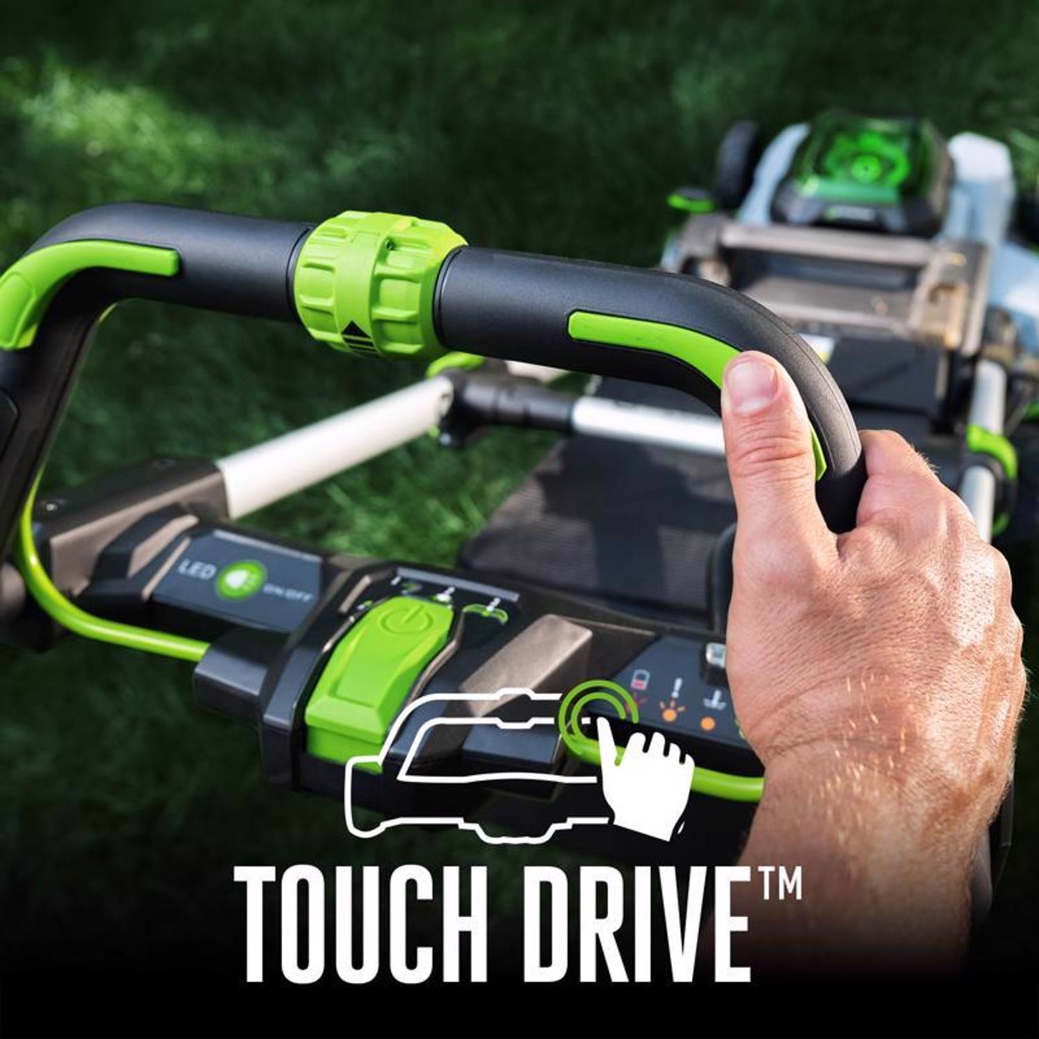 EGO Power+Touch Drive LM2125SP 21 in. 56 V Battery Self-Propelled Lawn Mower Kit (Battery & Charger) W/ 7.5 AH BATTERY